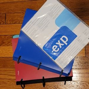 2 Mead 5 Star Flexible Binders and Dividers